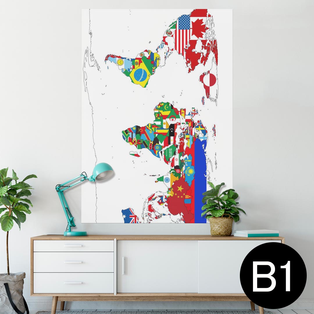 ポスター ウォールステッカー シール式ステッカー 飾り 728×1030mm B1 写真 フォト 壁 インテリア おし..