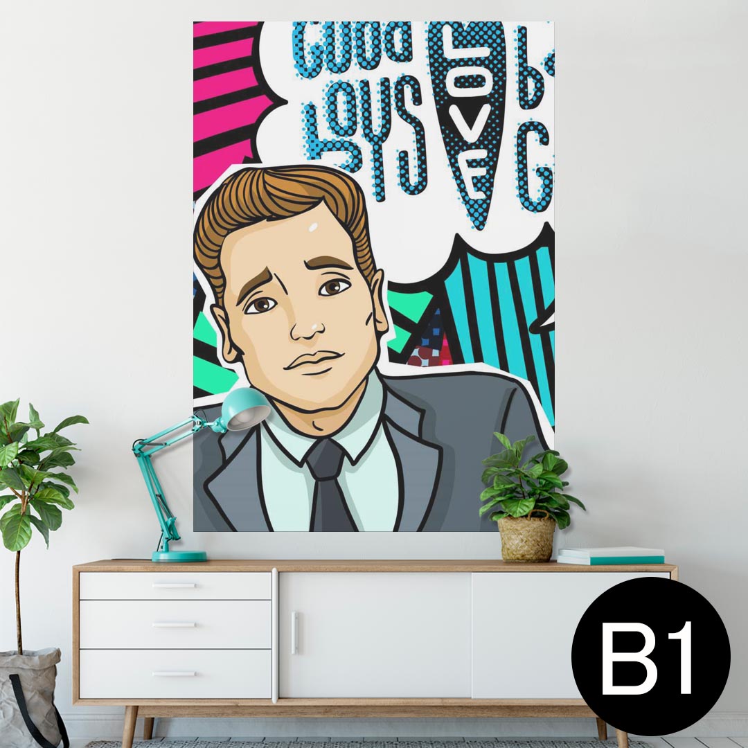 ポスター ウォールステッカー シール式ステッカー 飾り 728×1030mm B1 写真 フォト 壁 インテリア おし..