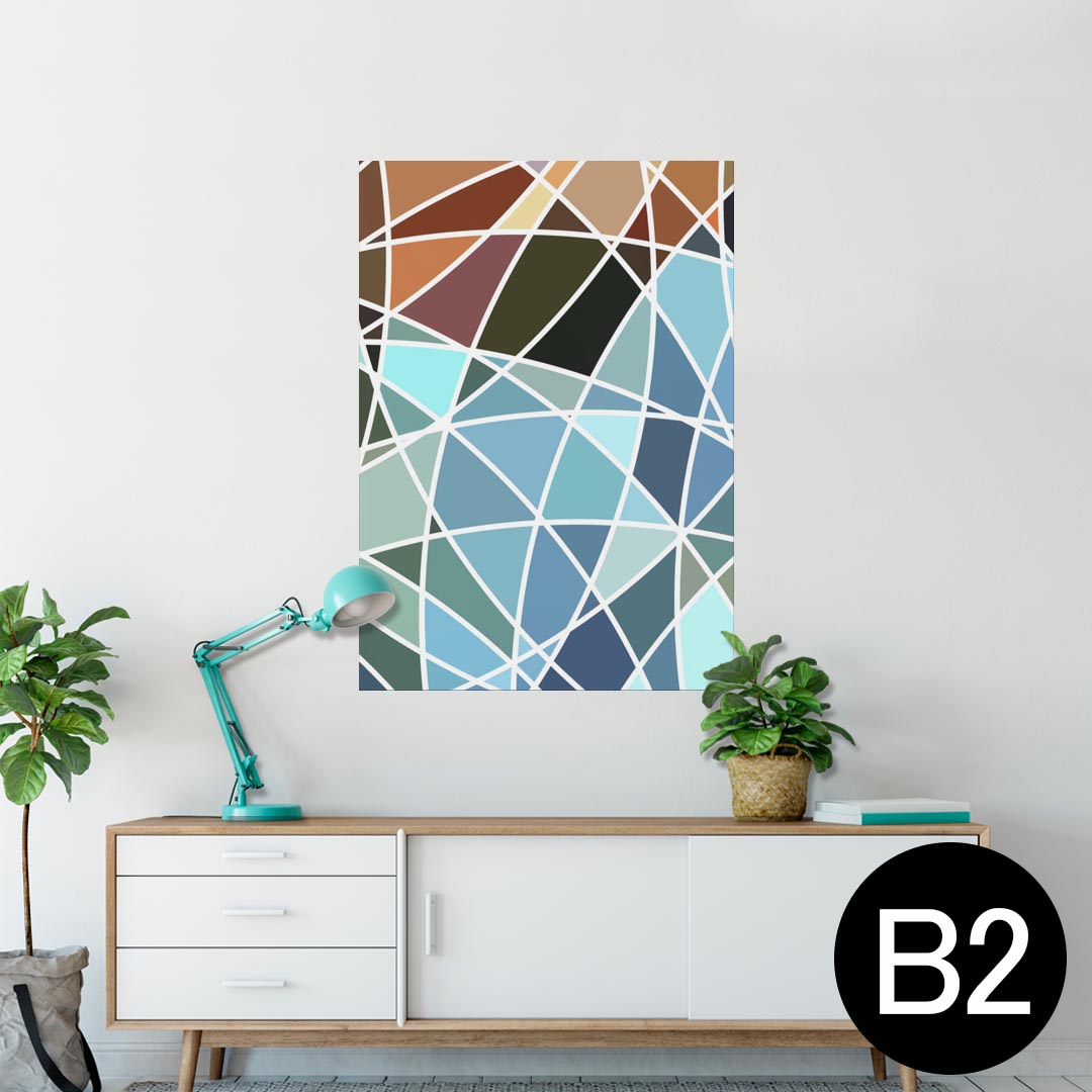 ポスター ウォールステッカー シール式ステッカー 飾り 515×728mm B2 写真 フォト 壁 インテリア おしゃれ 剥がせる wall sticker poster 000486 タイル