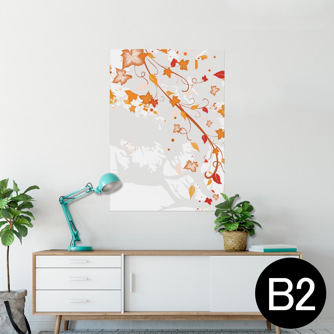 ポスター ウォールステッカー シール式ステッカー 飾り 515×728mm B2 写真 フォト 壁 インテリア おし..