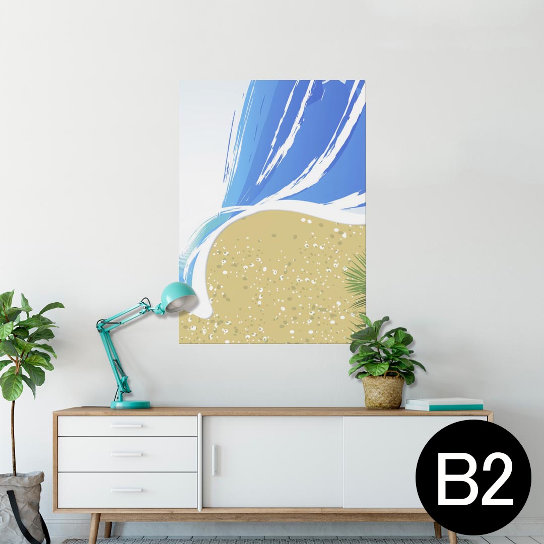 ポスター ウォールステッカー シール式ステッカー 飾り 515×728mm B2 写真 フォト 壁 インテリア おし..