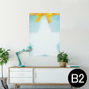 ポスター ウォールステッカー シール式ステッカー 飾り 515×728mm B2 写真 フォト 壁 インテリア おしゃれ 剥がせる wall sticker poster 001439 雪の結晶 冬 シャボン玉