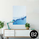 ポスター ウォールステッカー シール式ステッカー 飾り 515×728mm B2 写真 フォト 壁 インテリア おしゃれ 剥がせる wall sticker poster 001749 水玉 シャボン玉 バブル