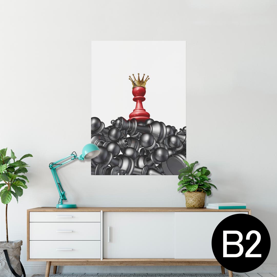 ポスター ウォールステッカー シール式ステッカー 飾り 515×728mm B2 写真 フォト 壁 インテリア おし..