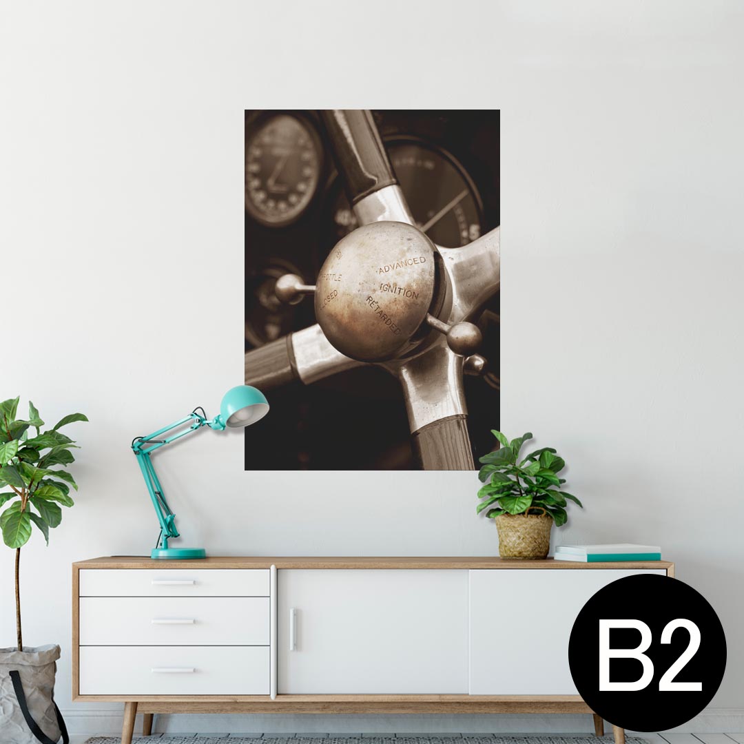 ポスター ウォールステッカー シール式ステッカー 飾り 515×728mm B2 写真 フォト 壁 インテリア おしゃれ 剥がせる wall sticker poster 022872 写真　ハンドル