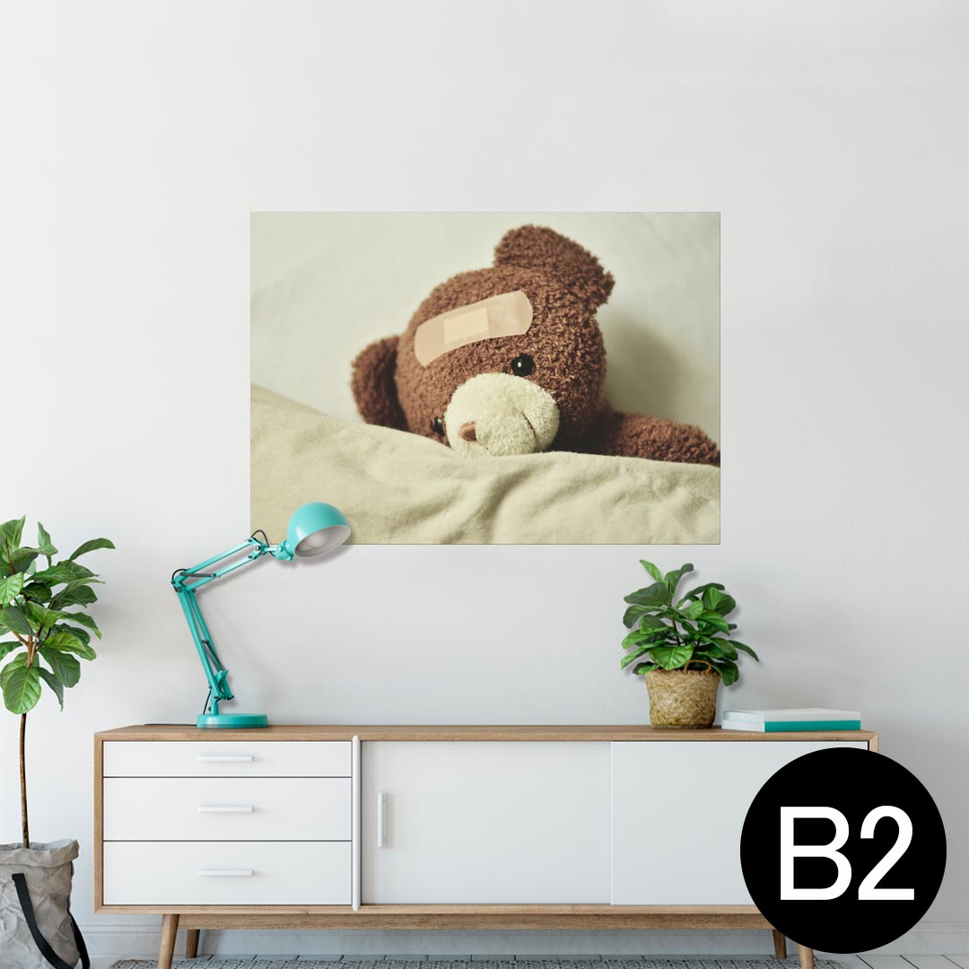 ポスター ウォールステッカー シール式ステッカー 飾り 515×728mm B2 写真 フォト 壁 インテリア おし..