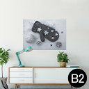 ポスター ウォールステッカー シール式ステッカー 飾り 515×728mm B2 写真 フォト 壁 インテリア おしゃれ 剥がせる wall sticker poster 025969 雪 冬 手袋 クリスマス