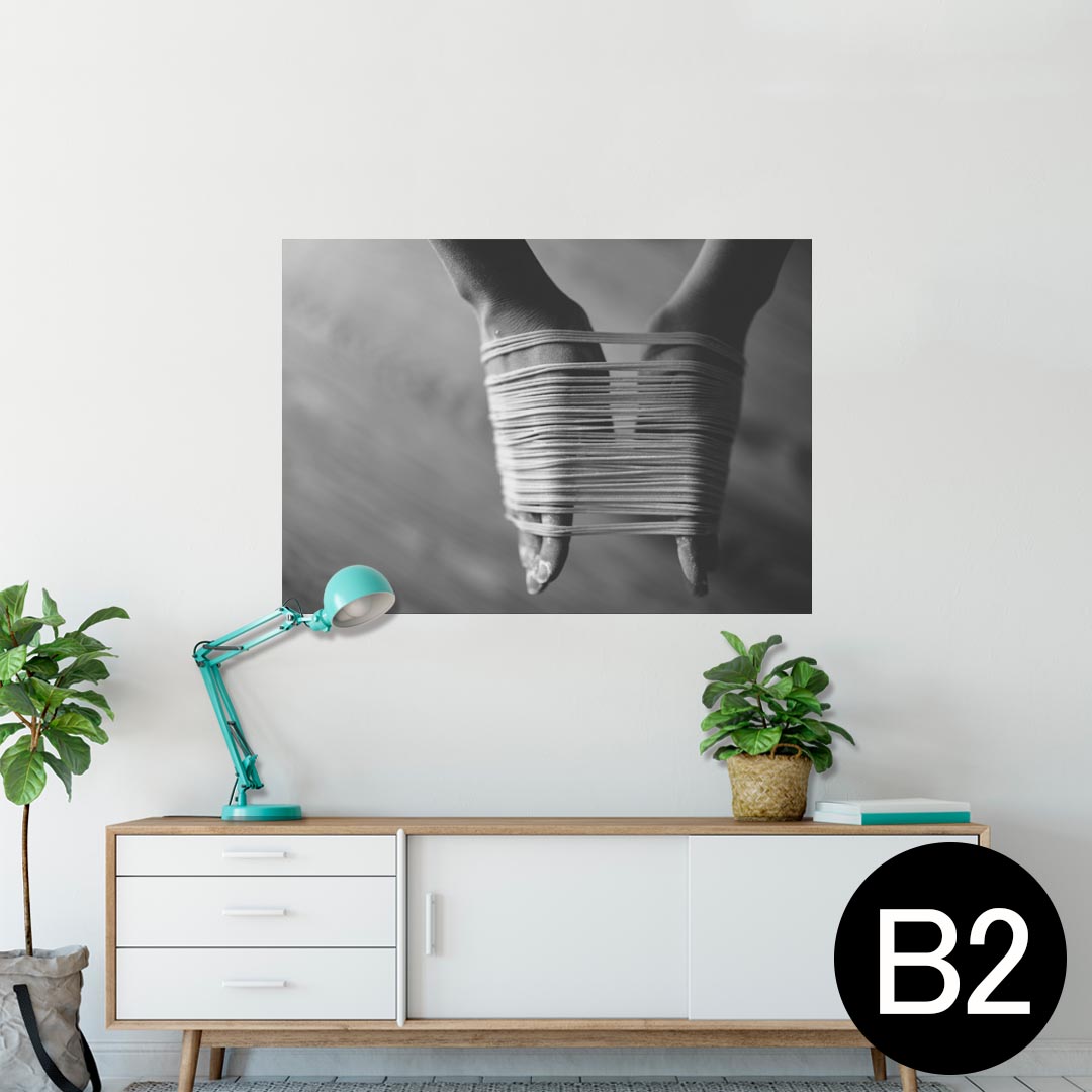 ポスター ウォールステッカー シール式ステッカー 飾り 515×728mm B2 写真 フォト 壁 インテリア おし..