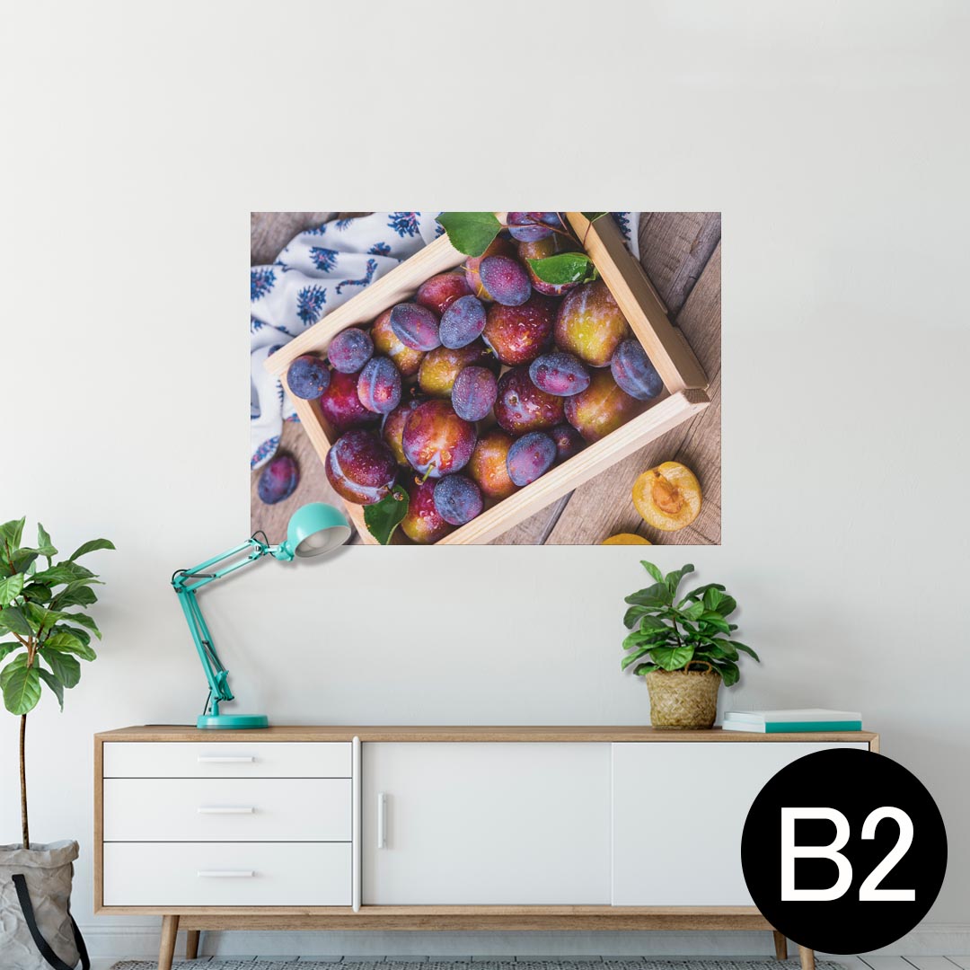 ポスター ウォールステッカー シール式ステッカー 飾り 515×728mm B2 写真 フォト 壁 インテリア おし..