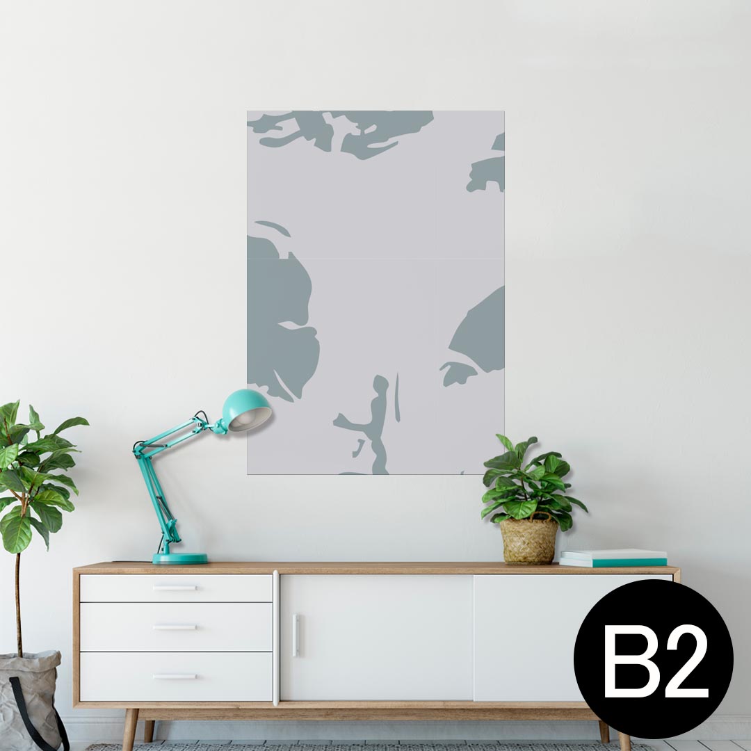 ポスター ウォールステッカー シール式ステッカー 飾り 515×728mm B2 写真 フォト 壁 インテリア おし..