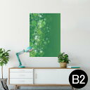 ポスター ウォールステッカー シール式ステッカー 飾り 515×728mm B2 写真 フォト 壁 インテリア おしゃれ 剥がせる wall sticker poster 005488 四つ葉 クローバー