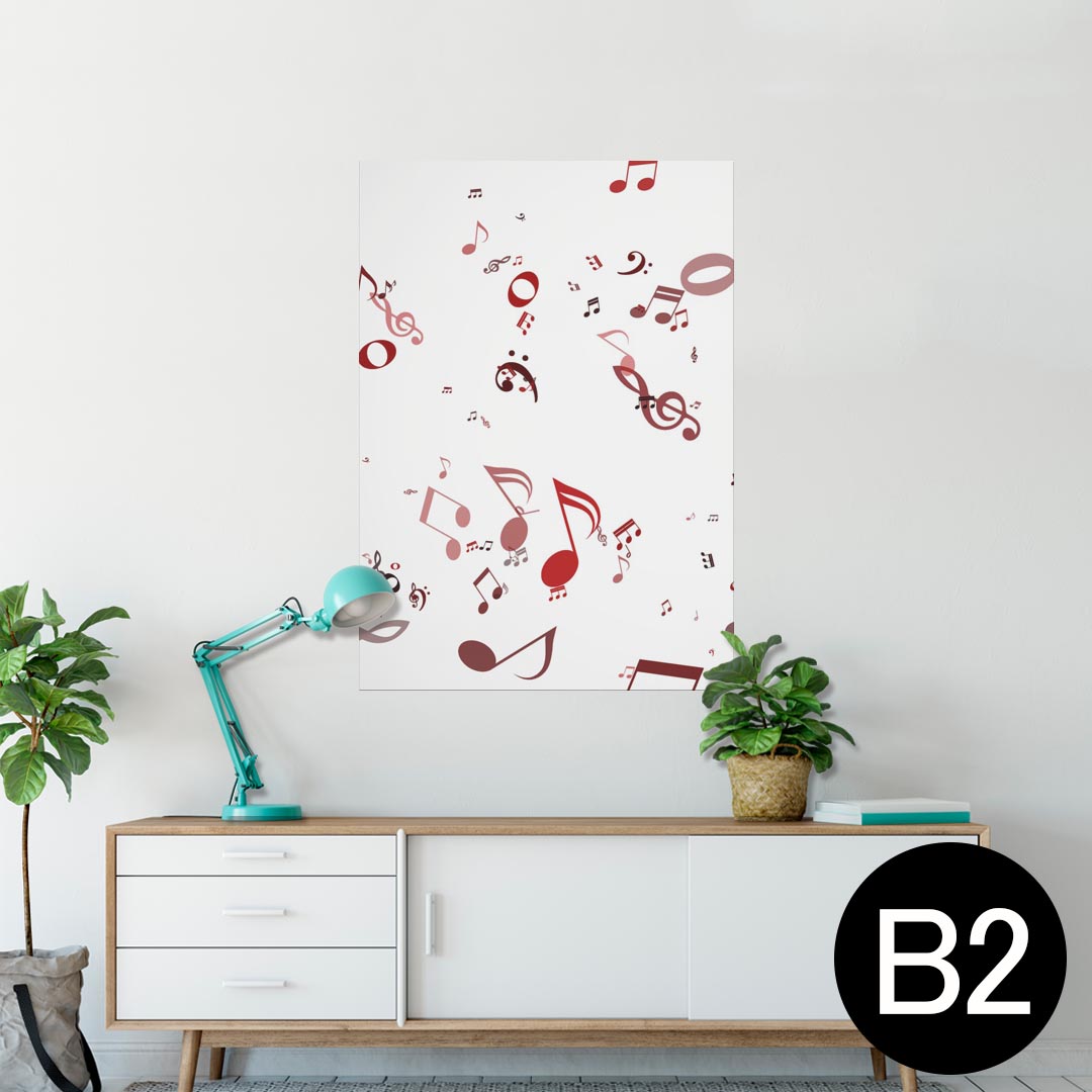 ポスター ウォールステッカー シール式ステッカー 飾り 515×728mm B2 写真 フォト 壁 インテリア おし..