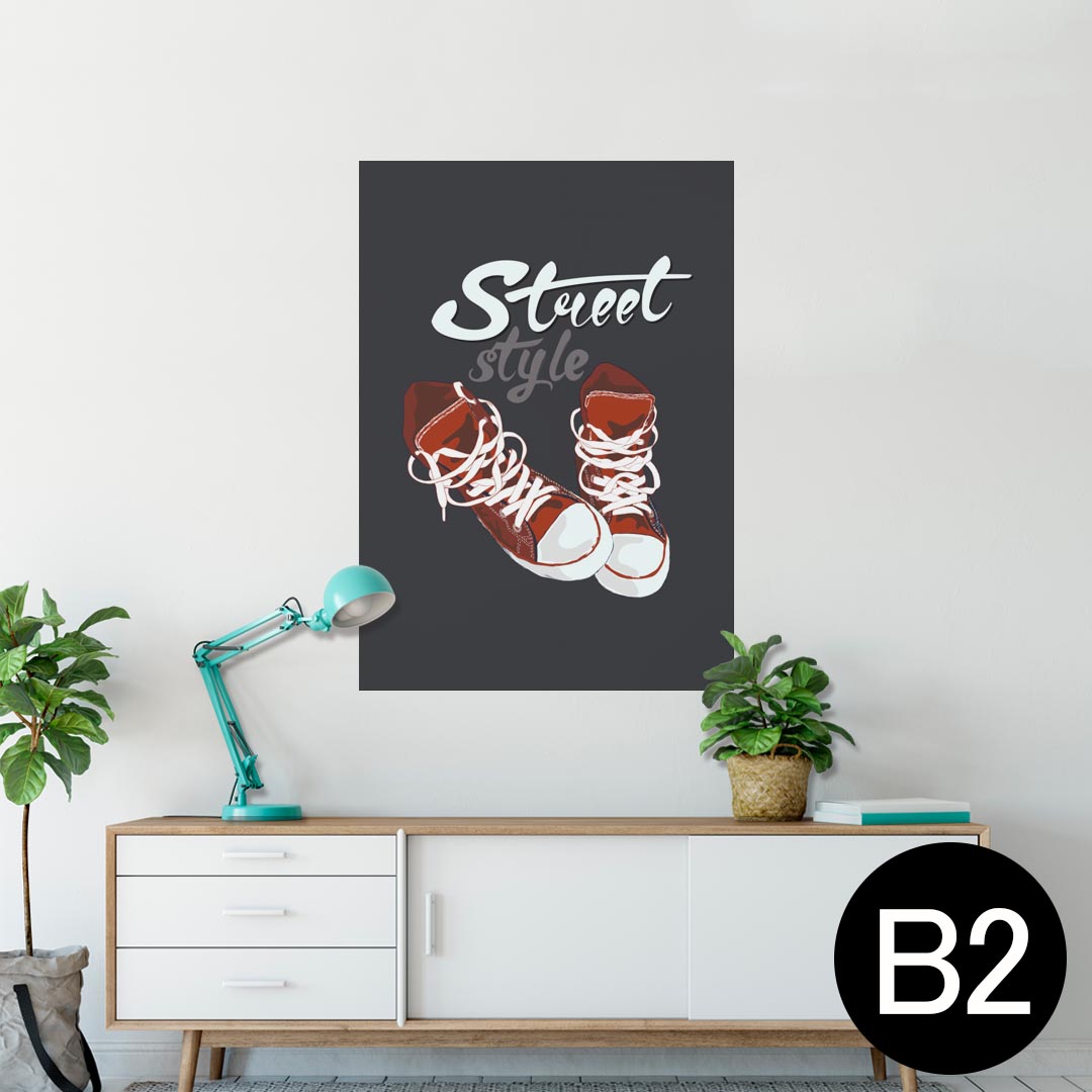 ポスター ウォールステッカー シール式ステッカー 飾り 515×728mm B2 写真 フォト 壁 インテリア おし..