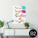 ポスター ウォールステッカー シール式ステッカー 飾り 515×728mm B2 写真 フォト 壁 インテリア おしゃれ 剥がせる wall sticker poster 011434 ファッション スカート 写真