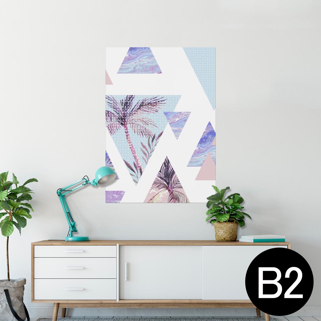 ポスター ウォールステッカー シール式ステッカー 飾り 515×728mm B2 写真 フォト 壁 インテリア おし..