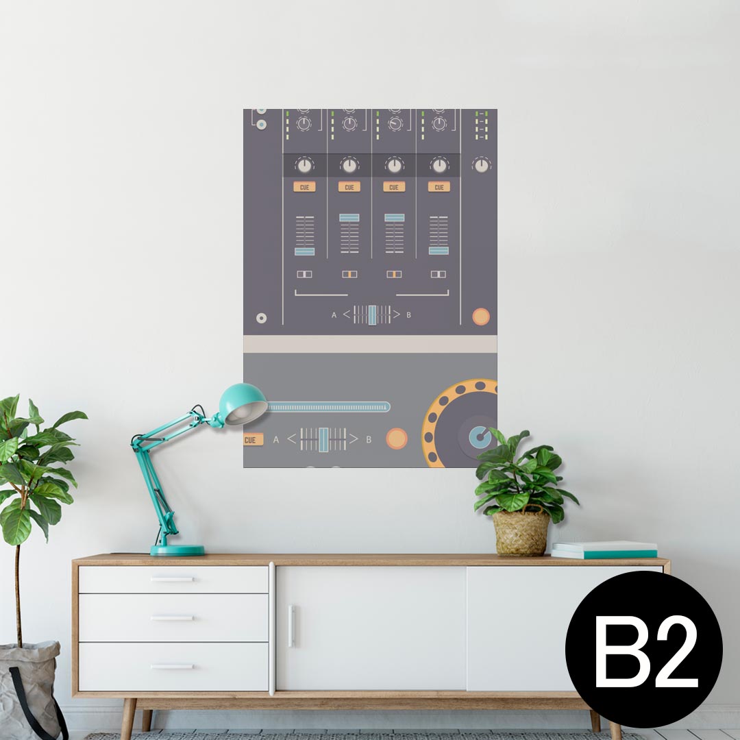 ポスター ウォールステッカー シール式ステッカー 飾り 515×728mm B2 写真 フォト 壁 インテリア おし..