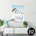 ポスター ウォールステッカー シール式ステッカー 飾り 515×728mm B2 写真 フォト 壁 インテリア おしゃれ 剥がせる wall sticker p...