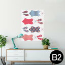 ポスター ウォールステッカー シール式ステッカー 飾り 515×728mm B2 写真 フォト 壁 インテリア おしゃれ 剥がせる wall sticker poster 013709 水着 ガーリー 夏
