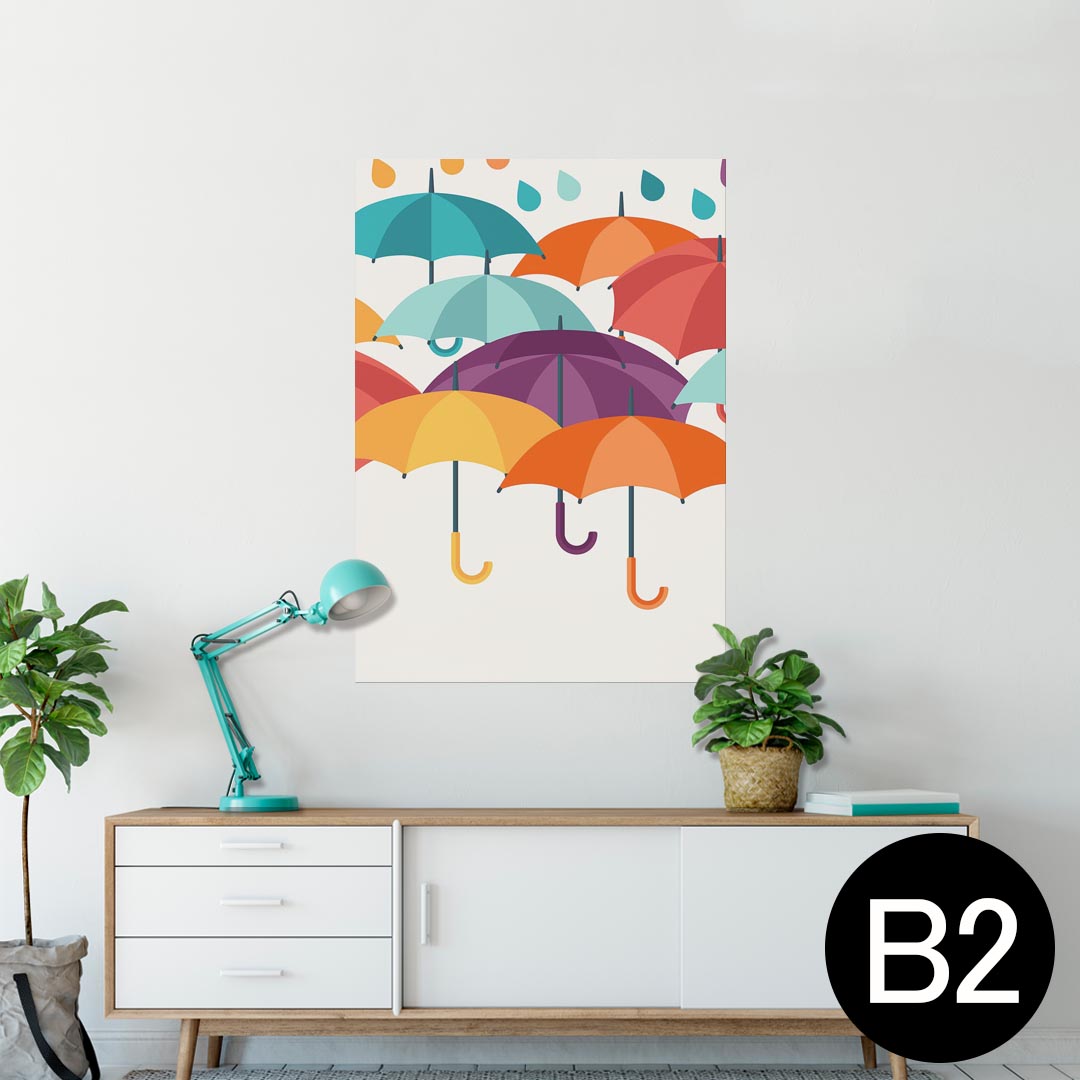 ポスター ウォールステッカー シール式ステッカー 飾り 515×728mm B2 写真 フォト 壁 インテリア おし..