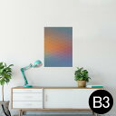 ポスター ウォールステッカー シール式ステッカー 飾り 364×515mm B3 写真 フォト 壁 インテリア おしゃれ 剥がせる wall sticker p...