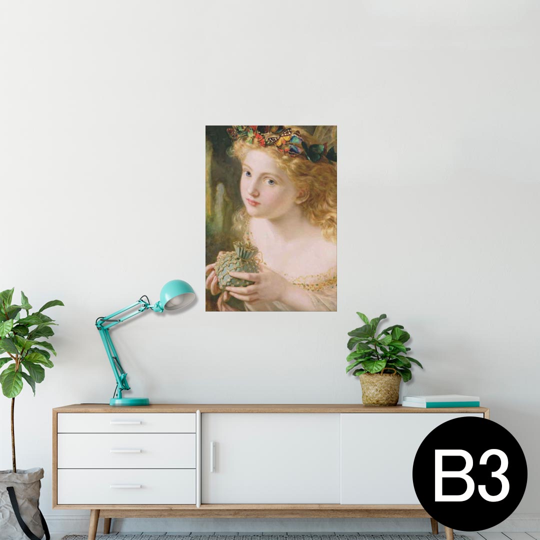 ポスター ウォールステッカー シール式ステッカー 飾り 364×515mm B3 写真 フォト 壁 インテリア おしゃれ 剥がせる wall sticker poster 003199 人物　絵画　イラスト