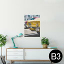 ポスター ウォールステッカー シール式ステッカー 飾り 364×515mm B3 写真 フォト 壁 インテリア おしゃれ 剥がせる wall sticker poster 022906 車 写真 クラシックカー(3)