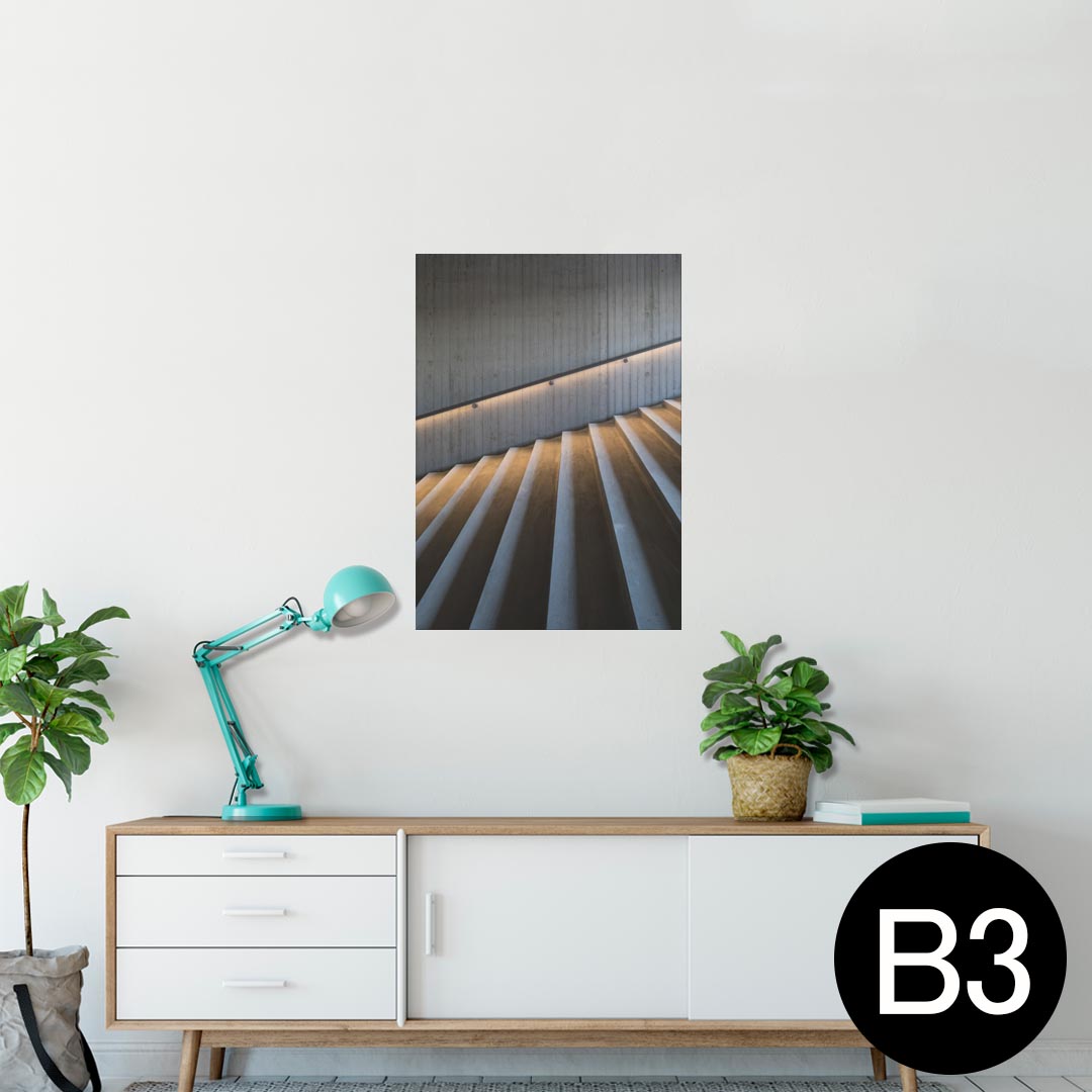 ポスター ウォールステッカー シール式ステッカー 飾り 364×515mm B3 写真 フォト 壁 インテリア おし..