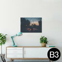 ポスター ウォールステッカー シール式ステッカー 飾り 364×515mm B3 写真 フォト 壁 インテリア おしゃれ 剥がせる wall sticker poster 023194 花火 写真