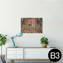 ポスター ウォールステッカー シール式ステッカー 飾り 364×515mm B3 写真 フォト 壁 インテリア おしゃれ 剥がせる wall sticker poster 023644 秋 カップル 紅葉(3)