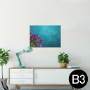 ポスター ウォールステッカー シール式ステッカー 飾り 364×515mm B3 写真 フォト 壁 インテリア おしゃれ 剥がせる wall sticker poster 025717 花 チューリップ