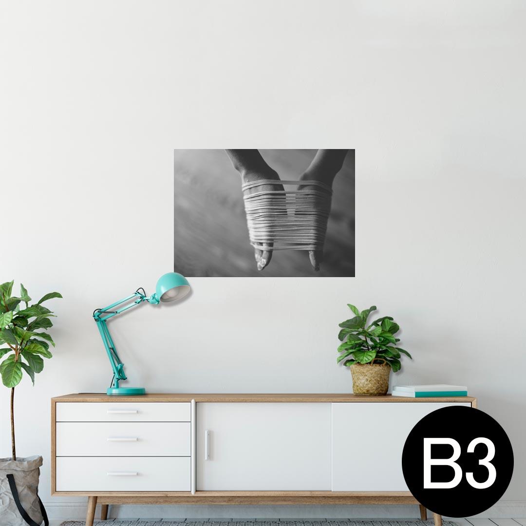 ポスター ウォールステッカー シール式ステッカー 飾り 364×515mm B3 写真 フォト 壁 インテリア おし..