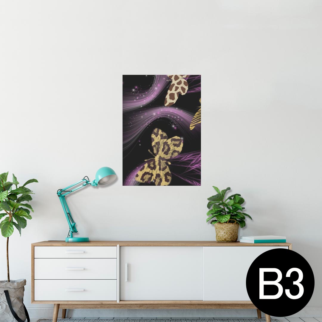 ポスター ウォールステッカー シール式ステッカー 飾り 364×515mm B3 写真 フォト 壁 インテリア おし..