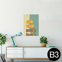 ポスター ウォールステッカー シール式ステッカー 飾り 364×515mm B3 写真 フォト 壁 インテリア おしゃれ 剥がせる wall sticker poster 010425 おしゃれ ファッション サンダル