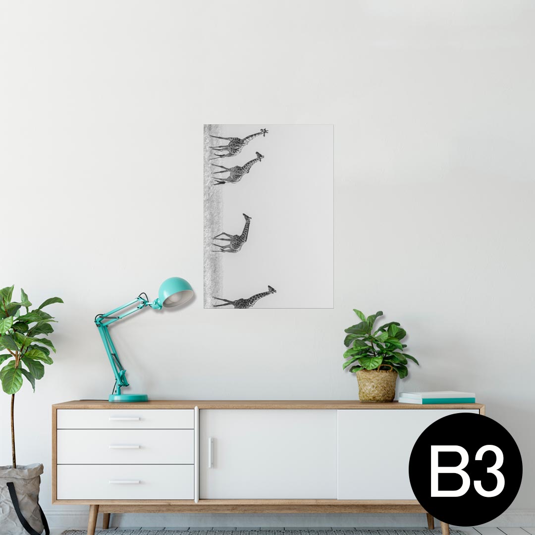 ポスター ウォールステッカー シール式ステッカー 飾り 364×515mm B3 写真 フォト 壁 インテリア おし..