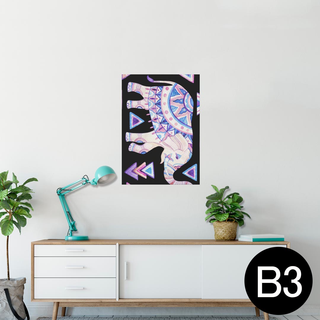 ポスター ウォールステッカー シール式ステッカー 飾り 364×515mm B3 写真 フォト 壁 インテリア おし..