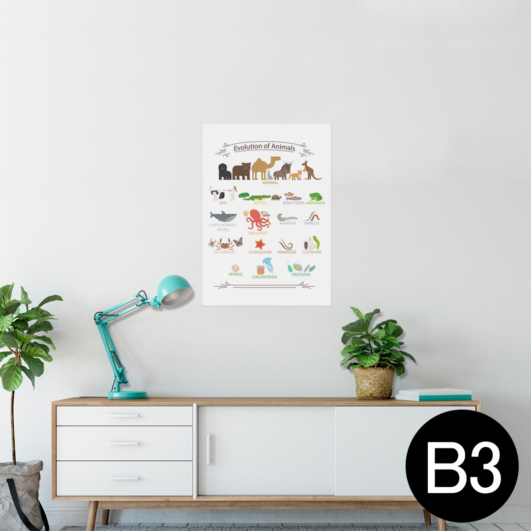 ポスター ウォールステッカー シール式ステッカー 飾り 364×515mm B3 写真 フォト 壁 インテリア おしゃれ 剥がせる wall sticker poster 013223 動物 生き物 海