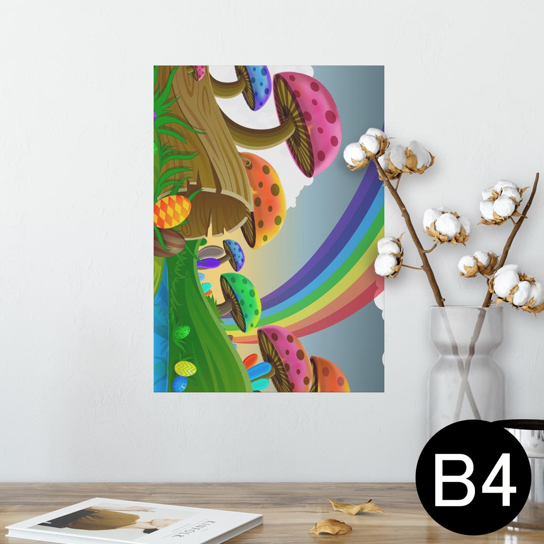 ポスター ウォールステッカー シール式ステッカー 飾り 257×364mm B4 写真 フォト 壁 インテリア おし..