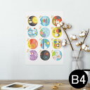 ポスター ウォールステッカー シール式ステッカー 飾り 257×364mm B4 写真 フォト 壁 インテリア おしゃれ 剥がせる wall sticker poster 012881 カレンダー イベント