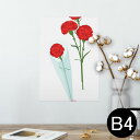 ポスター ウォールステッカー シール式ステッカー 飾り 257×364mm B4 写真 フォト 壁 インテリア おしゃれ 剥がせる wall sticker p...