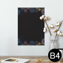 ポスター ウォールステッカー シール式ステッカー 飾り 257×364mm B4 写真 フォト 壁 インテリア おしゃれ 剥がせる wall sticker poster 013799 花火 カラフル