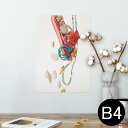 ポスター ウォールステッカー シール式ステッカー 飾り 257×364mm B4 写真 フォト 壁 インテリア おしゃれ 剥がせる wall sticker poster 014280 夏 貝殻 サンダル