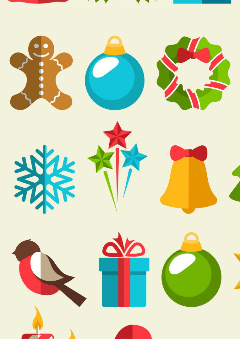 ポスター ウォールステッカー シール式ステッカー 飾り 182×257mm B5 写真 フォト 壁 インテリア おしゃれ 　剥がせる wall sticker poster 009964 クリスマス　サンタ　雪だるま