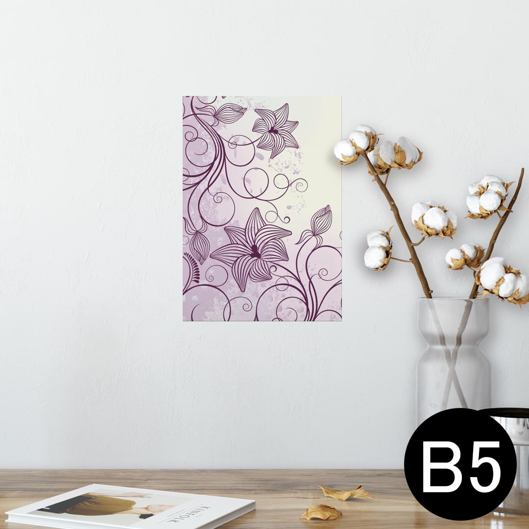 ポスター ウォールステッカー シール式ステッカー 飾り 182×257mm B5 写真 フォト 壁 インテリア おし..