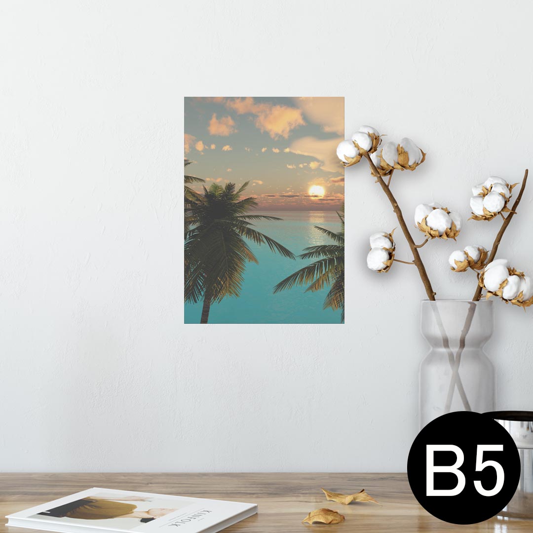 ポスター ウォールステッカー シール式ステッカー 飾り 182×257mm B5 写真 フォト 壁 インテリア おし..