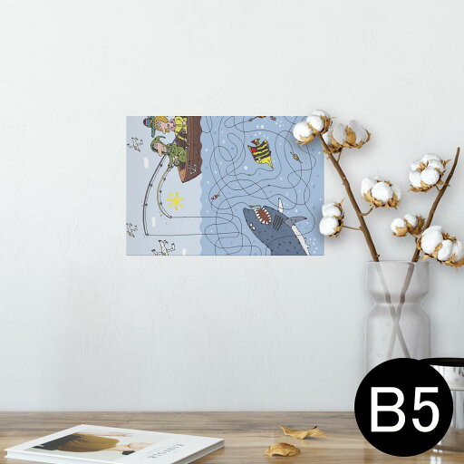 ポスター ウォールステッカー シール式ステッカー 飾り 182×257mm B5 写真 フォト 壁 インテリア おしゃれ 剥がせる wall sticker poster 025638 釣り 魚 ボート イラスト ポスター ウォールステッカー シール式ステッカー 飾り 182×257mm B5 写真 フォト 壁 インテリア おしゃれ 剥がせる wall sticker poster 025638 釣り 魚 ボート イラスト