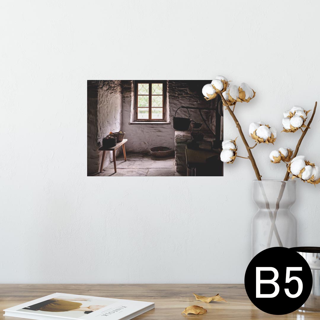 ポスター ウォールステッカー シール式ステッカー 飾り 182×257mm B5 写真 フォト 壁 インテリア おし..