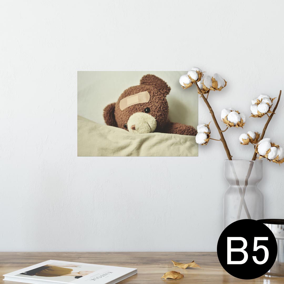 ポスター ウォールステッカー シール式ステッカー 飾り 182×257mm B5 写真 フォト 壁 インテリア おし..