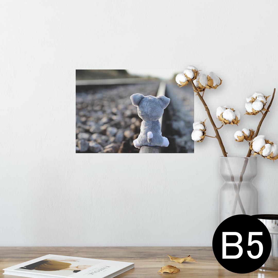 ポスター ウォールステッカー シール式ステッカー 飾り 182×257mm B5 写真 フォト 壁 インテリア おし..