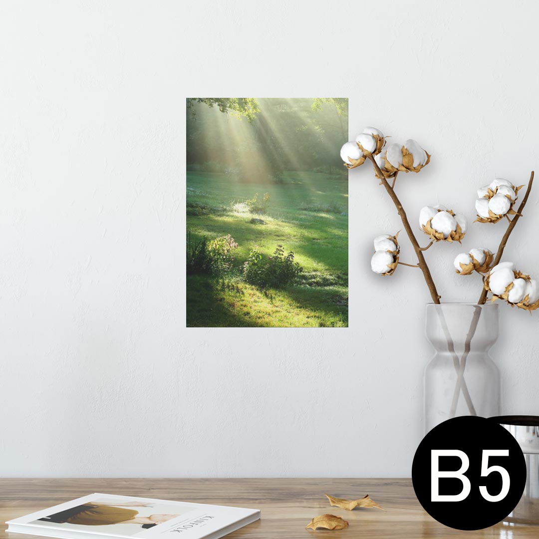 ポスター ウォールステッカー シール式ステッカー 飾り 182×257mm B5 写真 フォト 壁 インテリア おし..