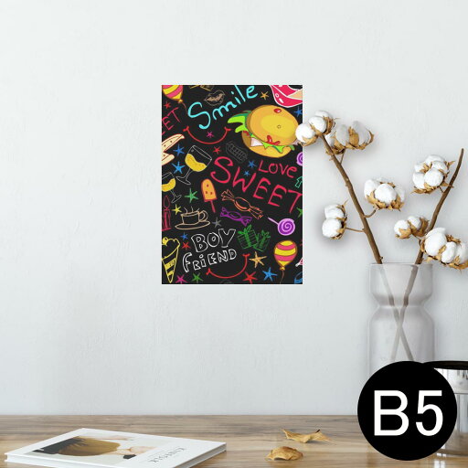 ポスター ウォールステッカー シール式ステッカー 飾り 182×257mm B5 写真 フォト 壁 インテリア おしゃれ 剥がせる wall sticker poster 007287 イラスト ケーキ パーティ カラフル ポスター ウォールステッカー シール式ステッカー 飾り 182×257mm B5 写真 フォト 壁 インテリア おしゃれ 剥がせる wall sticker poster 007287 イラスト ケーキ パーティ カラフル
